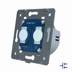 WELAIK_A921_CH_modul_tlacitka_dvojity_pre_nizke_napeti_12_24V_-_ovladanie_automatizacii