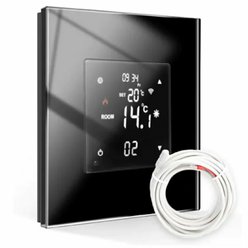 Digitálny WIFI termostat s externou sondou - Čierny