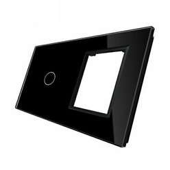 Welaik sklenený panel čierny 1/Z