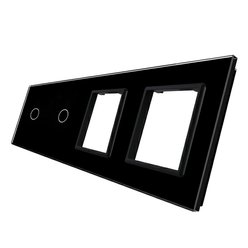 Welaik sklenený panel čierny 1/1/Z/Z