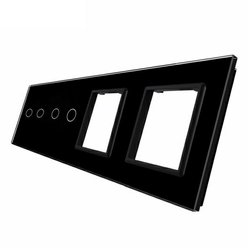 Welaik sklenený panel čierny 1/2/Z/Z