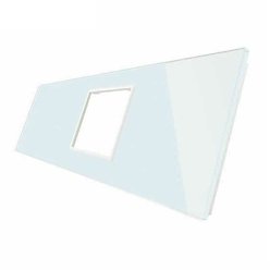 Welaik sklenený panel blank biely 0/Z/0