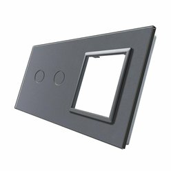 Welaik sklenený panel šedý 2/Z