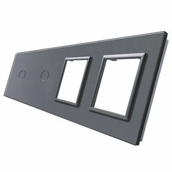 Welaik sklenený panel tmavo šedý 1/1/Z/Z