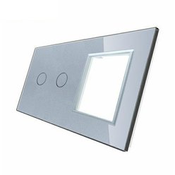 Welaik sklenený panel strieborný 2/Z