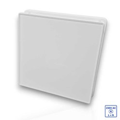 Ventilátor MLS100 Sklenený biely